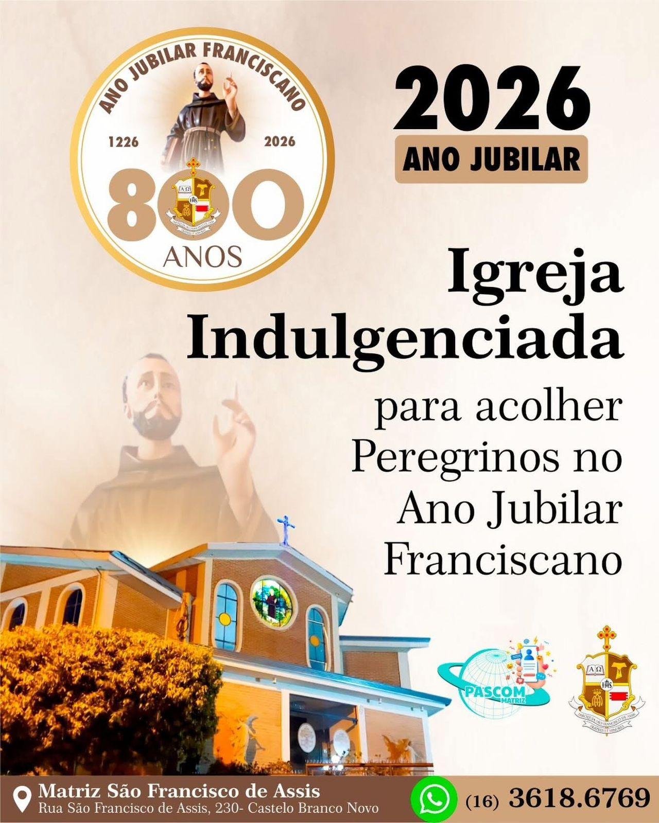 2026: Ano de Graça e Indulgência em nossa Igreja