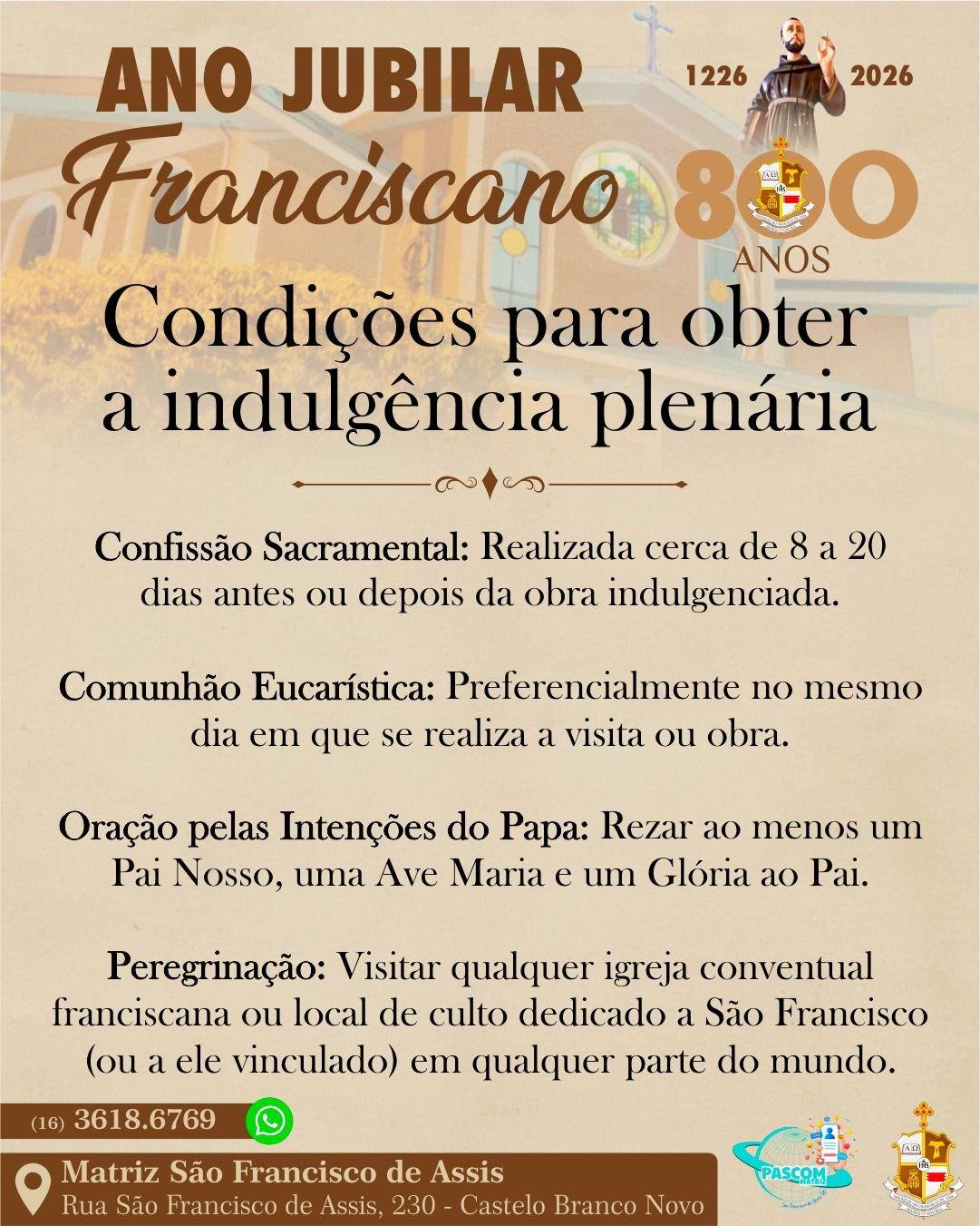 Condições para obter a Indulgência Plenária